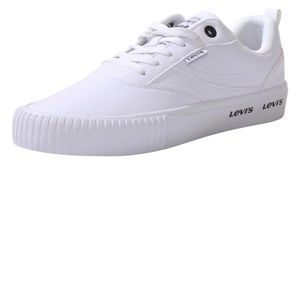 Levi's Men's Lance-LO-MONO-UL Sneakers Low Top White/Black Brand New In Box